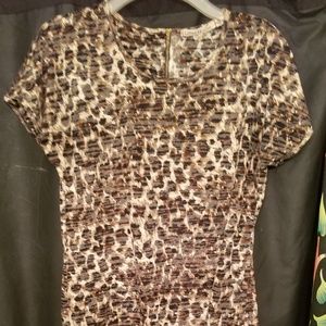 NORDSTROM Liberty LoveLeapard print top